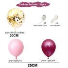 110pcs Wine Red Balloon Arch Kit Garland Birthday Wedding Party Balloons Decor