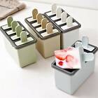 3PCS 4 Cells Block Moulds Ice Cream Mold Icy Pole Jelly Pop Popsicle Maker Mould