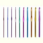 12/22 Size Multi Coloured Aluminium Crochet Hook Yarn Knitting Needles 2-8mm Set