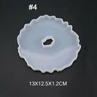 Coaster Resin Casting Mold Silicone Jewelry Agate Making Epoxy Mould Tool Craft
