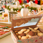 Christmas Cookie Candy Boxes Baking Gift Box Holiday Christmas Treat Box