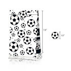Fashion Football Sport Gift Bags Green Kraft Paper Sticker Set Party Favor Bags
