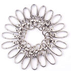 100PCS Swivel Lobster Clasps Golden Trigger Clips Clasp Snap Hook Key Chain AUS