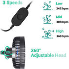 12V Car Fan Portable USB Vehicle Truck 360° Rotatable Auto Cooling Cooler Fan