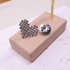 Heart Brooch Cardigan Button Sweater Coat Pin Fashion Corsage Jewelry Accessory