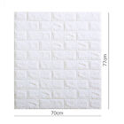 20PCS 3D Wallpaper Wall Panels Self Adhesive Brick Waterproof Stickers 70*77CM