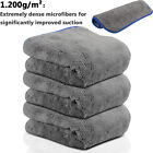 UP 5X 1200GSM 40x40cm Microfibre Cloth Rag Bulk Car Kitchen Glass Cleaning Towel