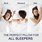 2x Hotel Quality Bamboo Pillow Breathable Home Pillows Queen Size Medium Firm