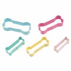 5/10PCS Dog Bone Shape Cookie Mold Stainless Steel Cake Cutter Party Baking Tool