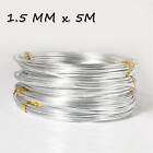 Best Grade Solid Uncoated Aluminium Wire Craft Jewellery Bonsai electrical AU