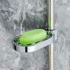 Adjustable Rail Slide Bathroom Bath Shower Soap Dishes Holder For 25mm Hole