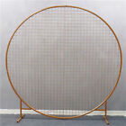 1.8M Iron Grid Mesh Wedding Arch Round DIY Stage Backdrop Decor Flower Stand Pr