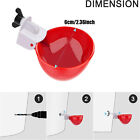 5PCS Automatic Chicken Water Cup Waterer Poultry Drinker Feeder Drinking Bowl
