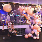 1.8M Iron Grid Mesh Wedding Arch Round DIY Stage Backdrop Decor Flower Stand Pr