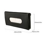 1PC Car Tissue Box Visor Napkin Holder Paper Towel Sun Visor Napkin Holder Black