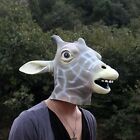 Latex Animal Giraffe Head Mask Costume Halloween Head Mask Costume Fancy Dress A
