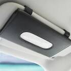 Car Tissue Box Cover Towel Sun Visor Paper Napkin Case Holder Organizer Storage