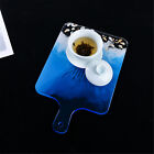 Silicone Coaster Resin Casting Mold Epoxy Fruit Tray Plate Mould Craft Handle AU