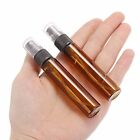 10PCS 10ML Amber Glass Essential Oil Spray Roller Bottle Mist Sprayer Containers
