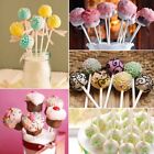 100-1000x Lolly Lollipop White Paper Sticks Cake Pop Stick Candy Party Supplies