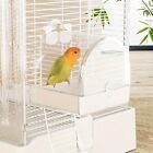 Bird Water Bath Tub For Pet Cage Hanging Bowl Parrot Birdbath Pet Cleaning