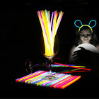 100-1000 Mixed Colour Glow Sticks Bracelets Party Glow In the Dark Glowsticks AU