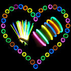 100-1000 Mixed Colour Glow Sticks Bracelets Party Glow In the Dark Glowsticks AU