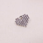 Heart Brooch Cardigan Button Sweater Coat Pin Fashion Corsage Jewelry Accessory