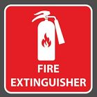 10pk First Aid / Fire Extinguisher Safety Sign OHS WHS waterproof Vinyl 100mm