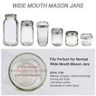 Splits Lids Sealing Storage Solid Caps Cover for Regular/Wide Mouth Jar