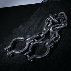 Neck & Hand Shackles Chains Irons Novelty Halloween Fancy Dress Accessory Prop
