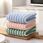 10PCS 25x25cm Microfibre Cloth Rag Bulk Car Kitchen Glass Cleaning Towel Washing