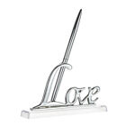 Wedding Signing Pen with Gold Plated Love Holder Party Pen Set Engagement Favors
