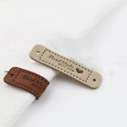 60Pcs Tags Handmade With Love Labels Clothing Tags DIY Crafts Sewing 55x15mm AU