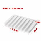5pcs Silicone Soap Dish Storage Holder Soapbox Plate Tray Drain Box Tool Bathroom