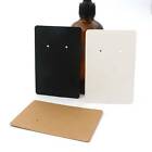 300PCS Jewellery Cardboard Display Cards Necklace Stud Earring Brown White Black