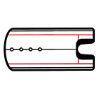 Golf Putting Alignment Practice Mirror Aid Golf Practice Putter Mirror Eye Line