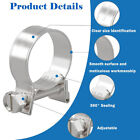 10pcs galvanized iron fuel hose clamps for automobile air pipe secure gri AU