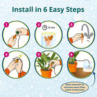 20X Automatic Watering Spikes System Houseplant Garden Plant Self-Watering Syste