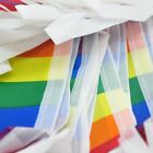 20x 5.5M Rainbow String Flag Gay LGBT Lesbian Pride Mardi Gras Party Banner Outd