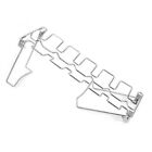 Foldable Stainless Steel Barbecue Grill Rack for Chicken Legs Outdoor Cooking