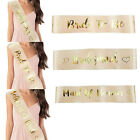 Bride To be Hens Party Sash Sashes Night Bachelorette Bridal Bridesmaid Sashes