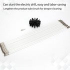 Chimney Sweep Kit Flexible Rod Flue Brush Fireplace Duct Pipe Cleaning Tools