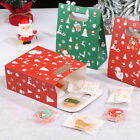 50PCS Christmas Candy Biscuit Packaging Box Small Gift Bag for Baking Hand Treat