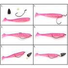 20X Soft Plastic Fishing Lures 70mm Paddle TAIL FLATHEAD Bream Bass Cod Lure New