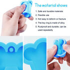 5x Dog Bone Cat Tag Pet Pendant Silicone Resin Molds +10pcs Keychain DIY Tool AU