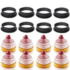 30X Cake Mold Perforated Cutter Round-Shape Mousse Circle Ring Tart Decor Baking