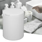 Small Plastic Desktop Storage Box with Lid Organizer Bucket for Office Home Use