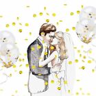 Gold Confetti Balloon Latex Standard Retro Balloons Wedding Birthday Party