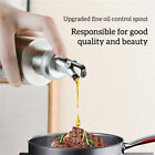 Glass Oil Dispenser Spout Olive Vinegar Pourer Stainless Steel Kitchen Bottle